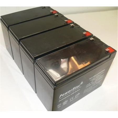 Powerstar 12V 10Ah Agm Sla Battery For 48V Electric Motor E-Bike Bicycle PO46643